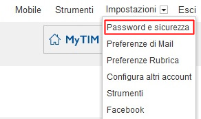 Come modificare la password di TIM Mail
