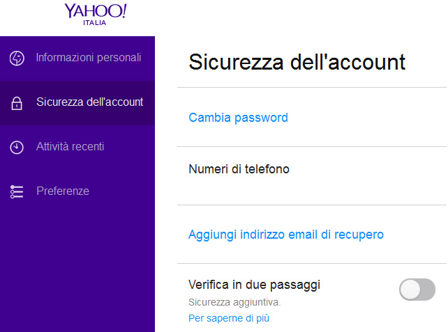 Maggiore protezione agli account Yahoo con la verifica in due passaggi