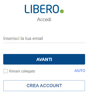 Libero Mail login