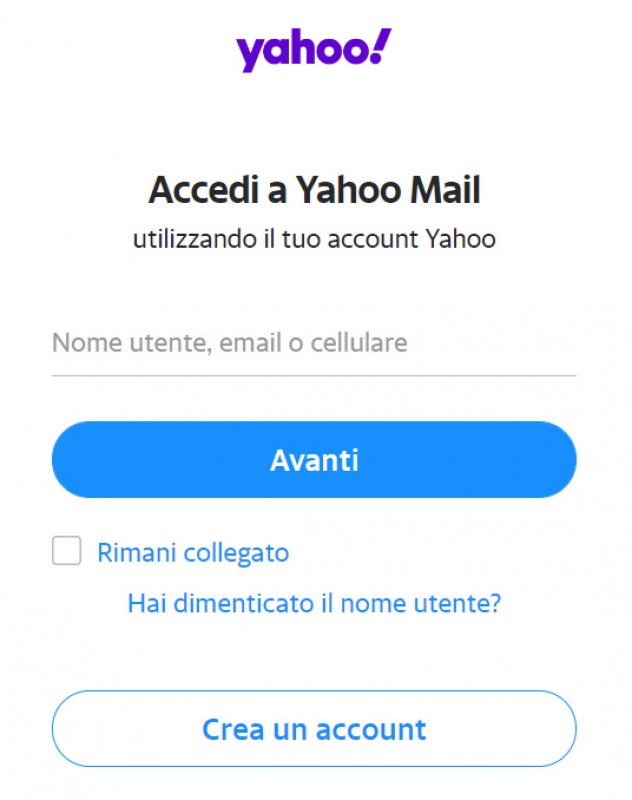 Yahoo Mail login