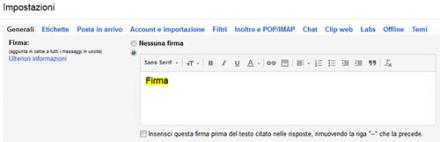 Gmail Firma