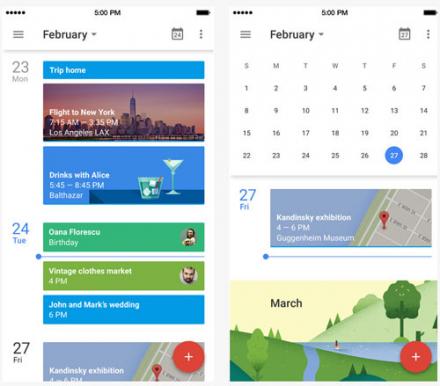 Il nuovo Google Calendar per Apple iOS