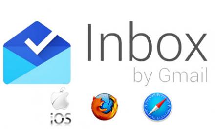 Google Inbox su tablet, Safari e Firefox