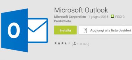 Aggiornamento di Outlook per Android