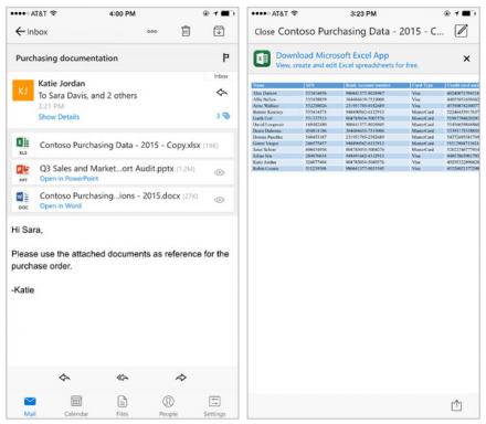 Gestione delle mail più efficiente con l'aggiornamento Outlook per iOS