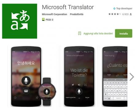 Microsoft Translator anche per Android e iOS