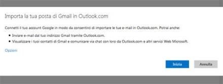Come passare da Gmail ad Outlook
