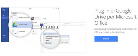 Plug-in di Google Drive per Microsoft Office