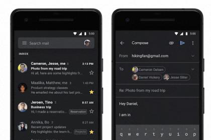 Versione dark per Gmail: disponibile per iOS e Android