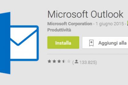 Aggiornamento di Outlook per Android