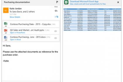Gestione delle mail più efficiente con l'aggiornamento Outlook per iOS