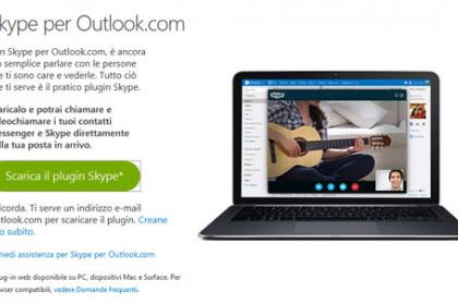 Skype per Outlook.com